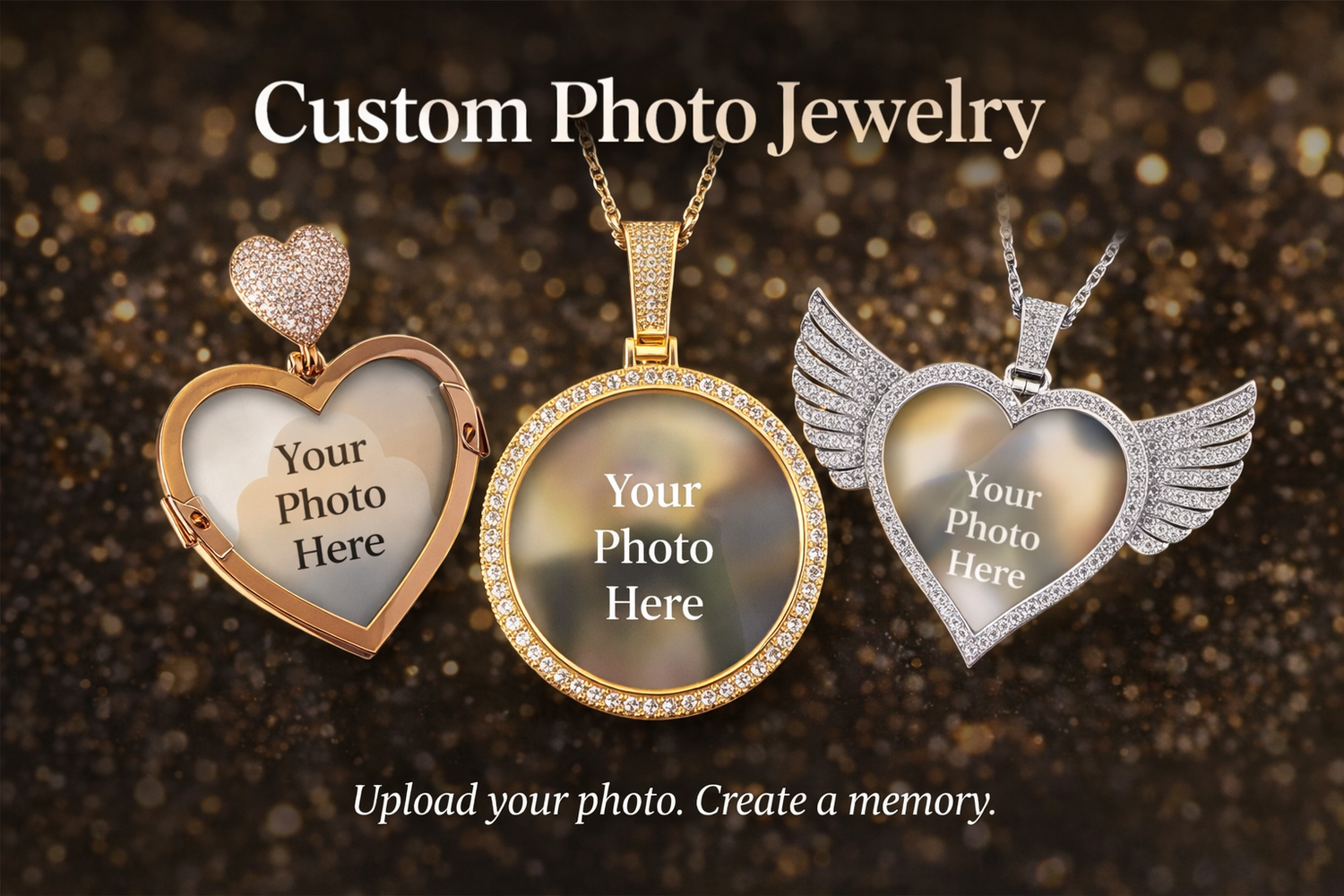 📸✨ Custom Photo Necklaces & Photo Jewelry
