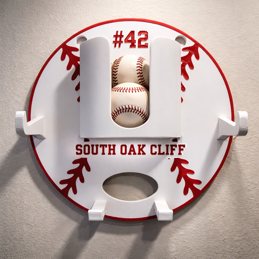 Personalized Baseball / soft ball dugout caddy/ organizer