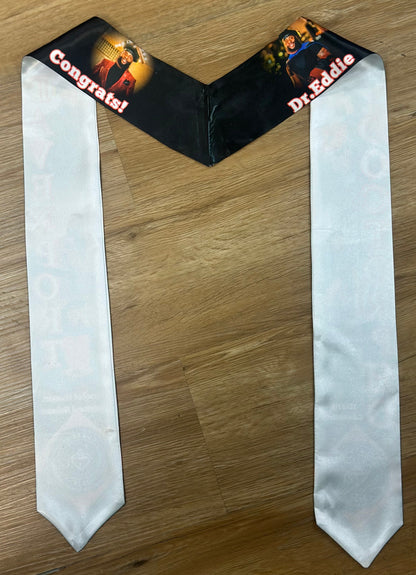 Custom Graduation Stole / Personalized Memorial Sash