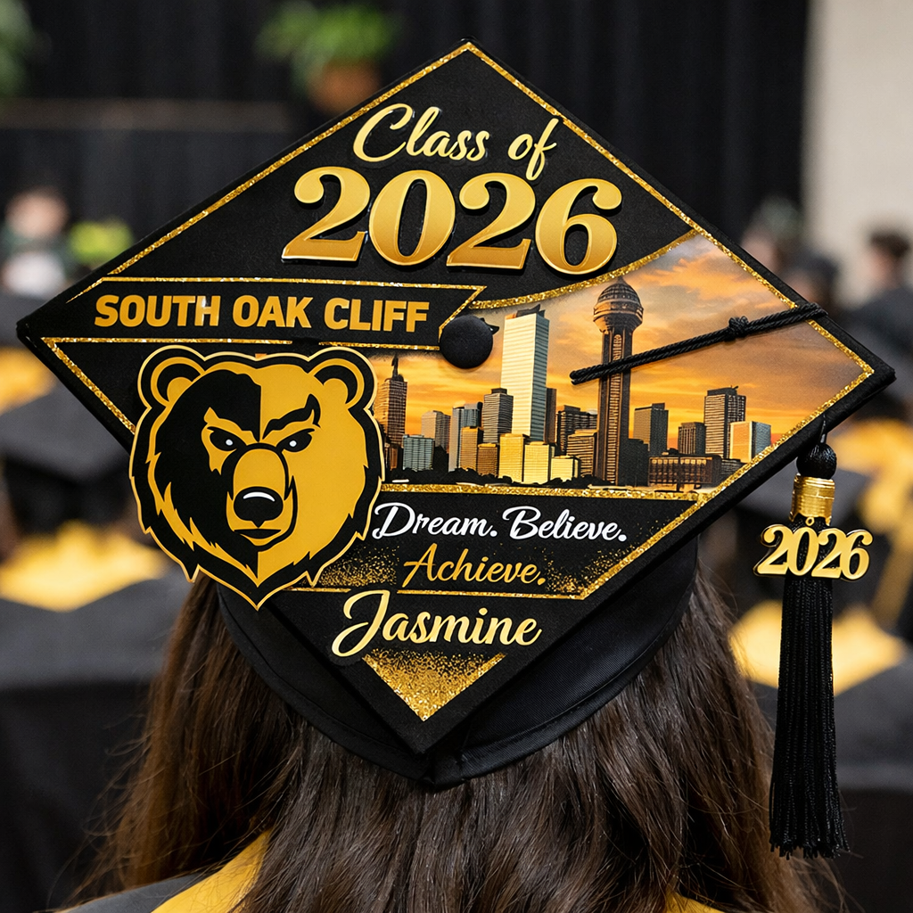 Personalized graduation cap TOPPER(not the actual cap)with free photo tassel