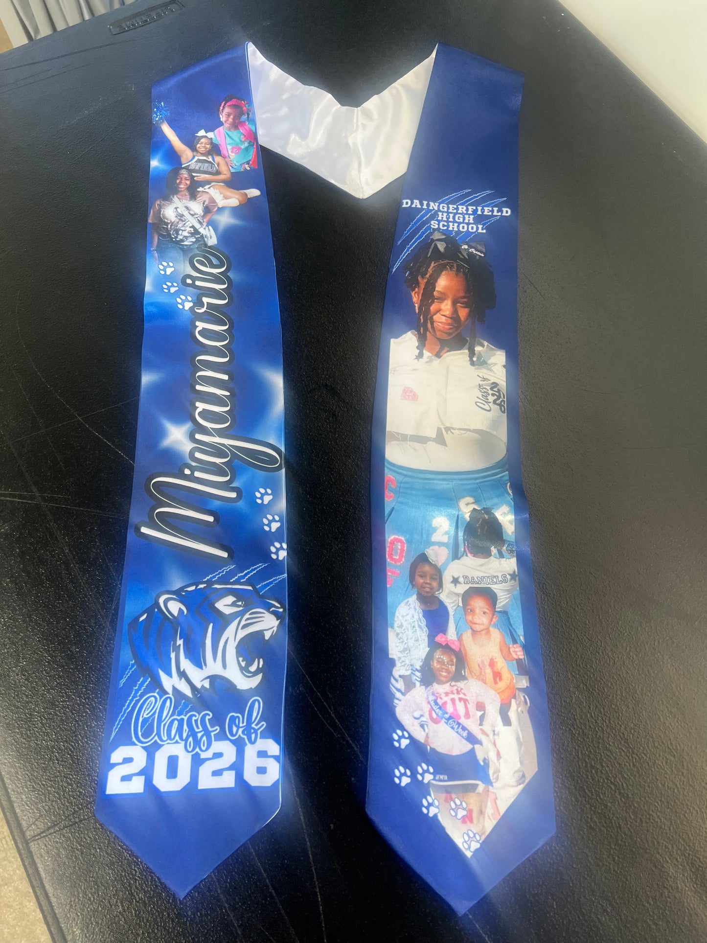Custom Graduation Stole / Personalized Memorial Sash