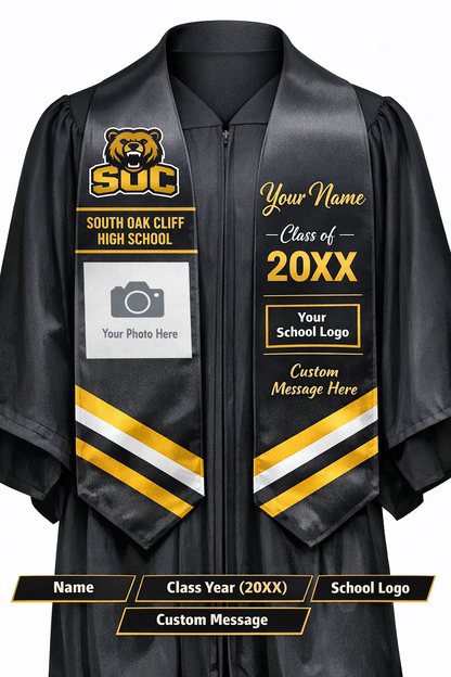 Custom Graduation Stole / Personalized Memorial Sash