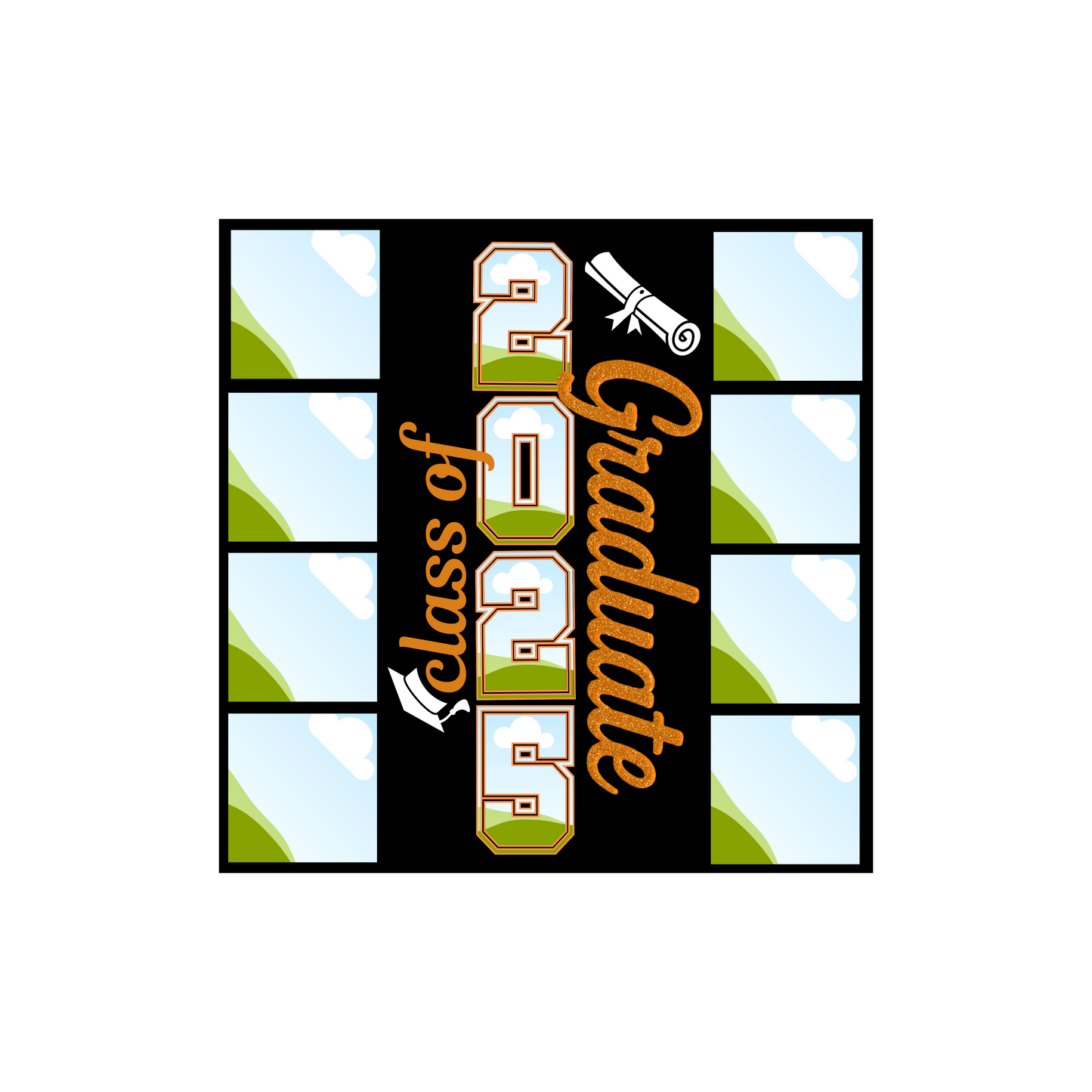 Personalized graduation cap TOPPER(not the actual cap)with free photo tassel