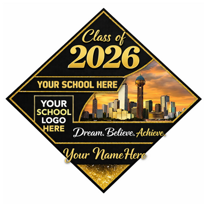 Personalized graduation cap TOPPER(not the actual cap)with free photo tassel