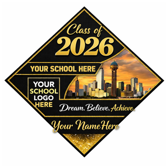 Personalized graduation cap TOPPER(not the actual cap)with free photo tassel