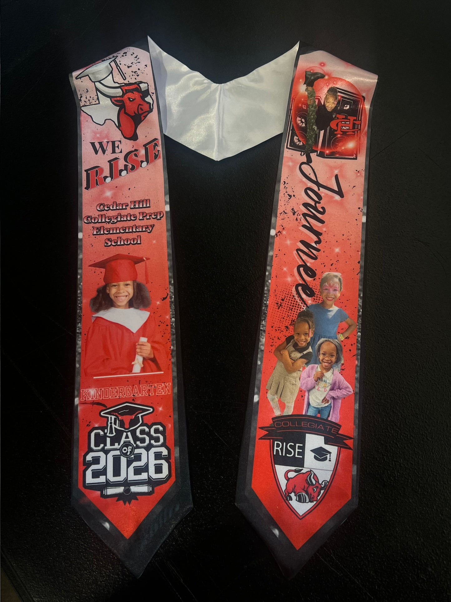 Custom Graduation Stole / Personalized Memorial Sash
