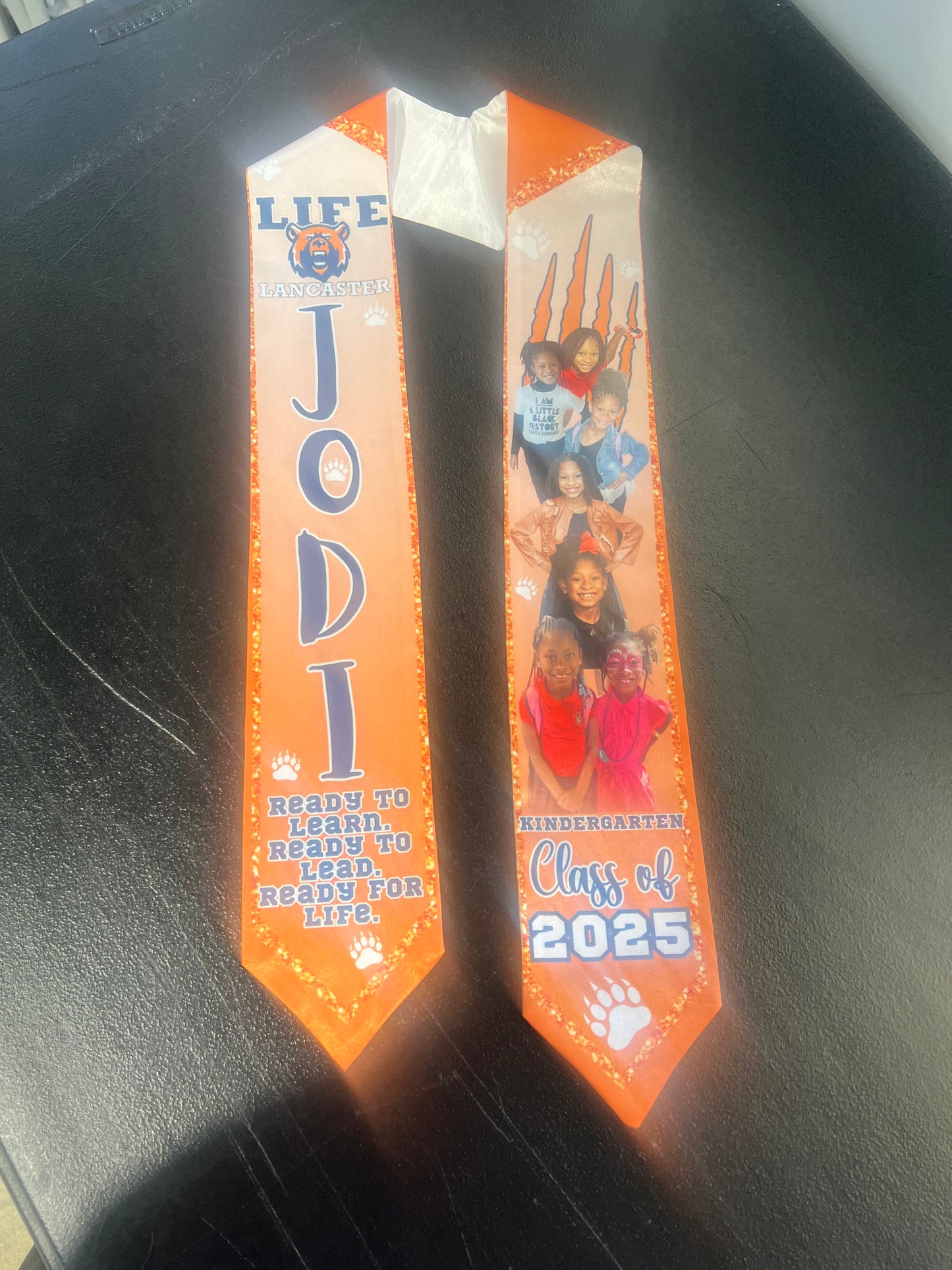 Custom Graduation Stole / Personalized Memorial Sash