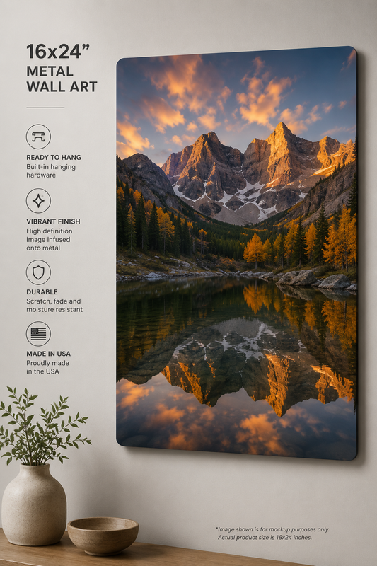Premium Photo metal wall art 16x24