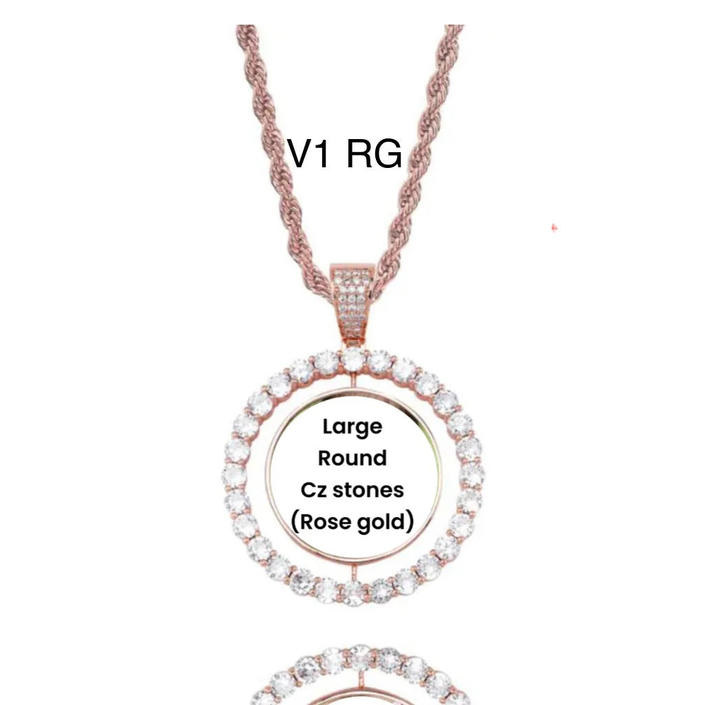 Custom Premium luxury photo necklace